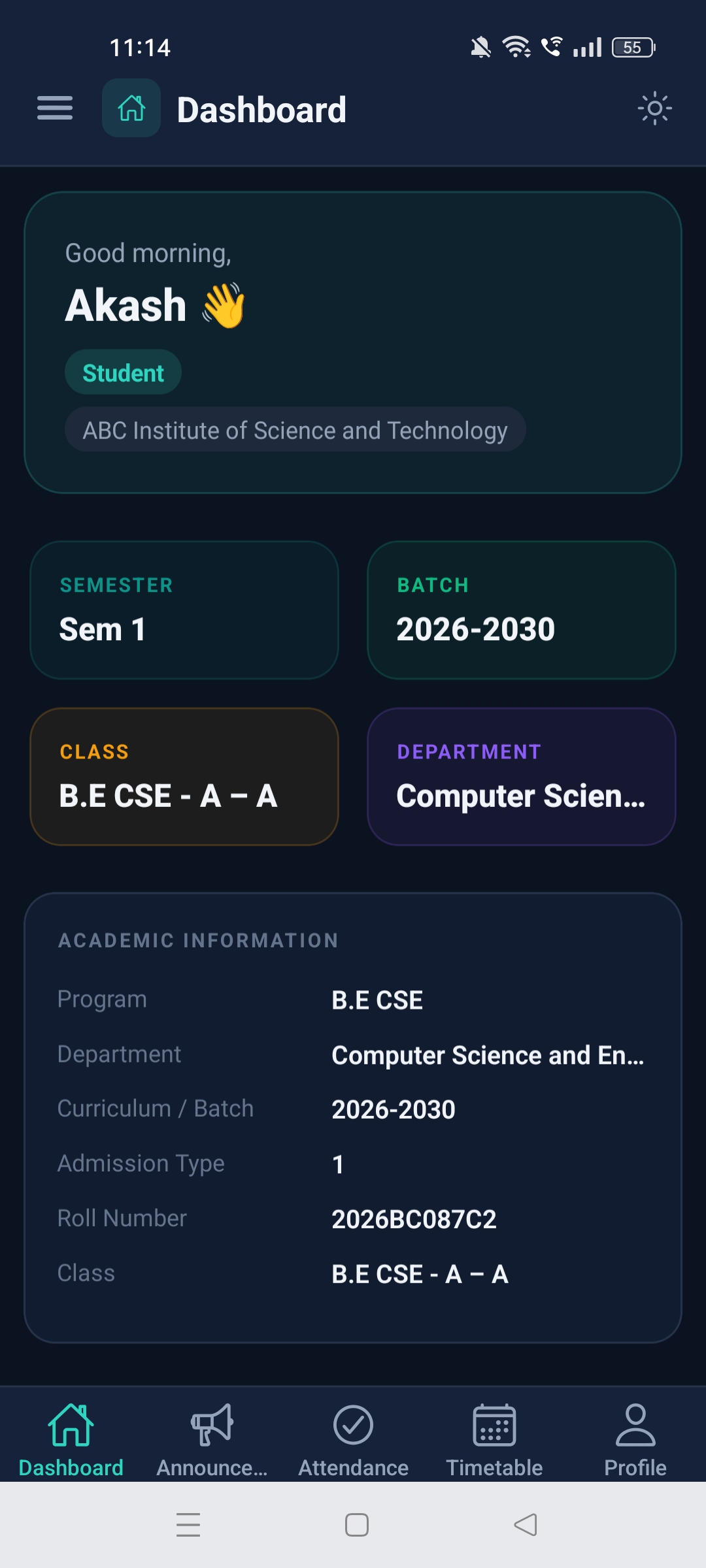 TedQu app — one login, every module